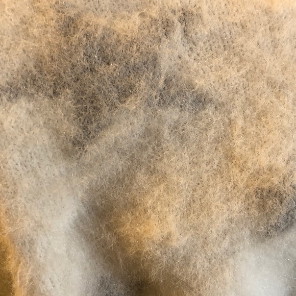 Adorable like new fuzzy winter white star dress - Picture 6 of 9